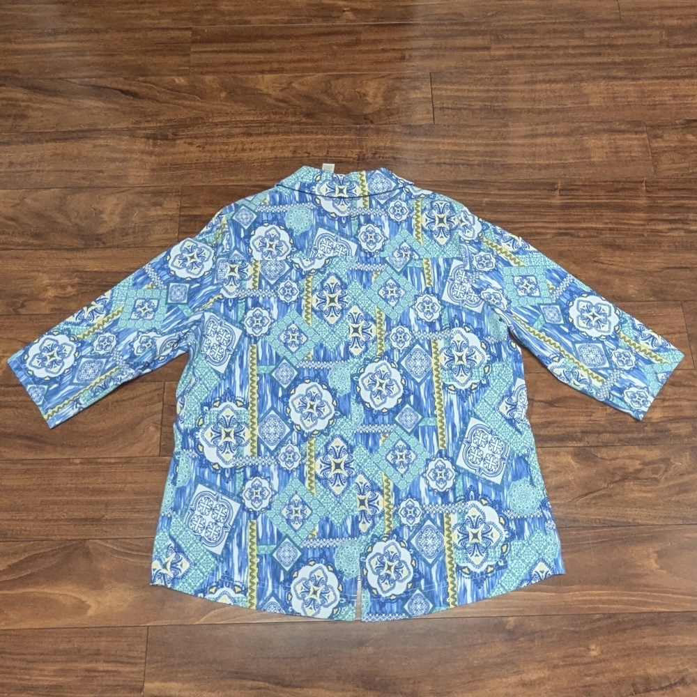 Chico's Multicolor Patterned Jacket - image 3